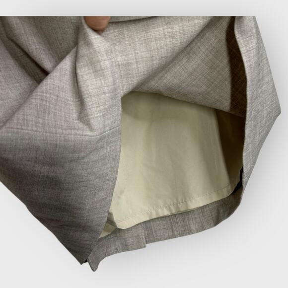 Banana Republic Pencil Skirt Size 2 Tan Heather Lined Career Office Minimalist - Picture 5 of 6